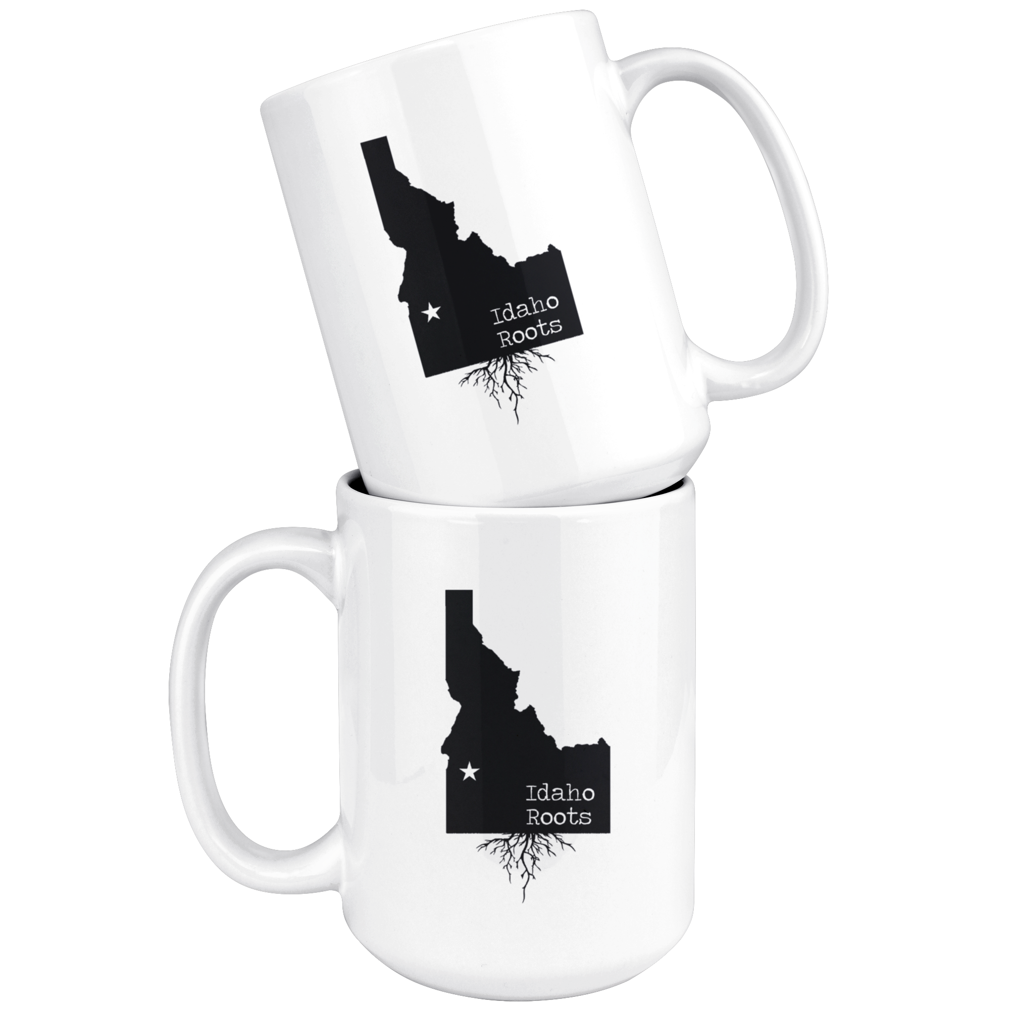 White Mugs - Idaho Roots