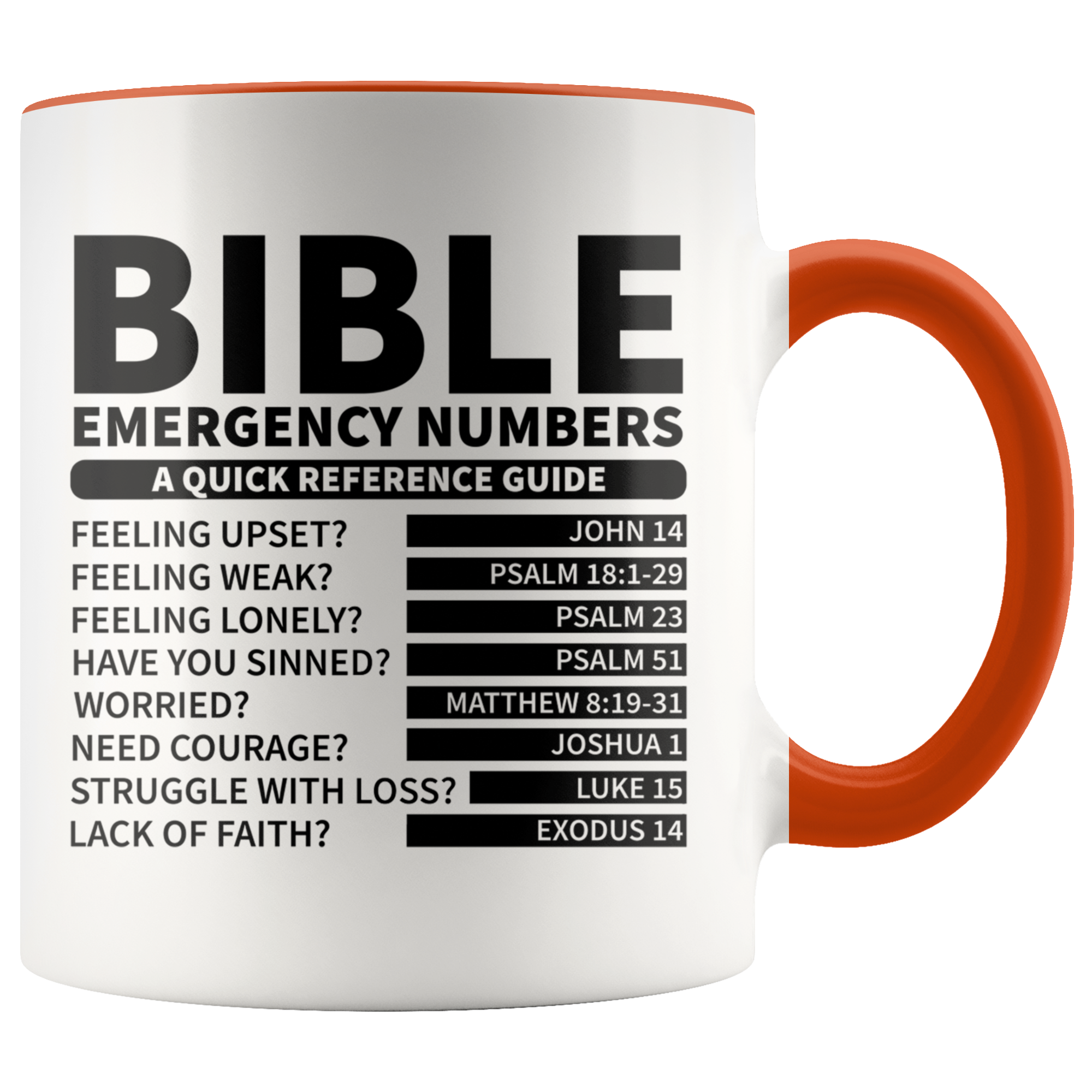 Accent Mug - Bible Reference Mug