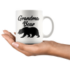 White 11oz Mug - Grandma Bear