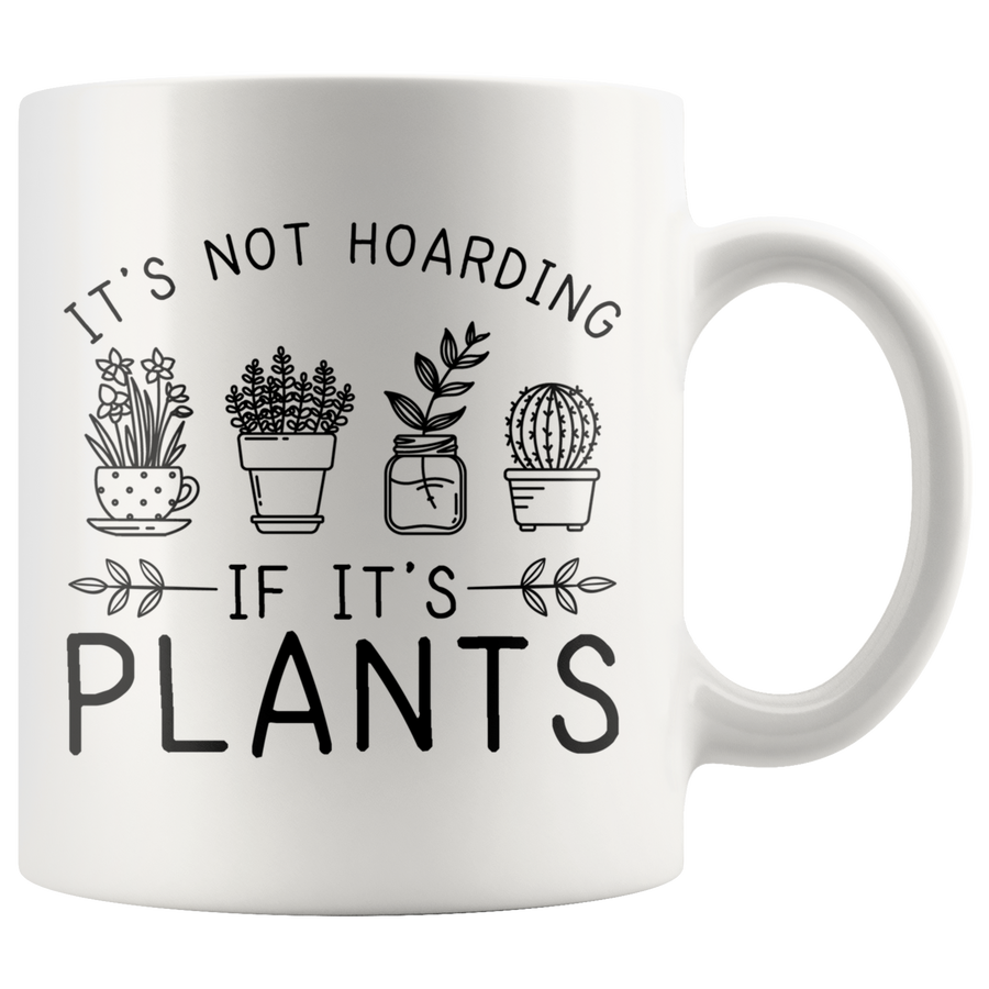 White Mugs - Hoarding Plants