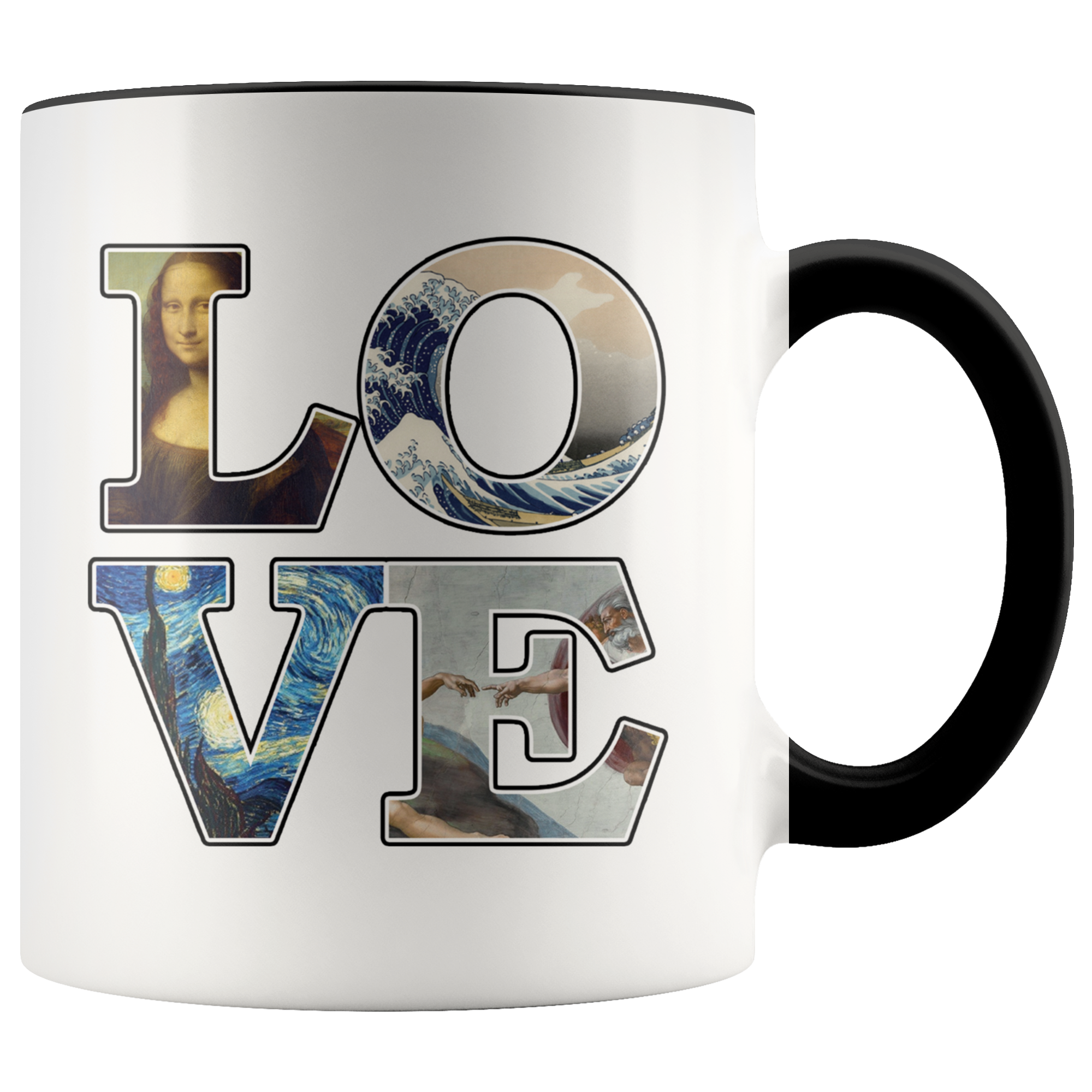 Accent Mug - Love Art Masterpieces