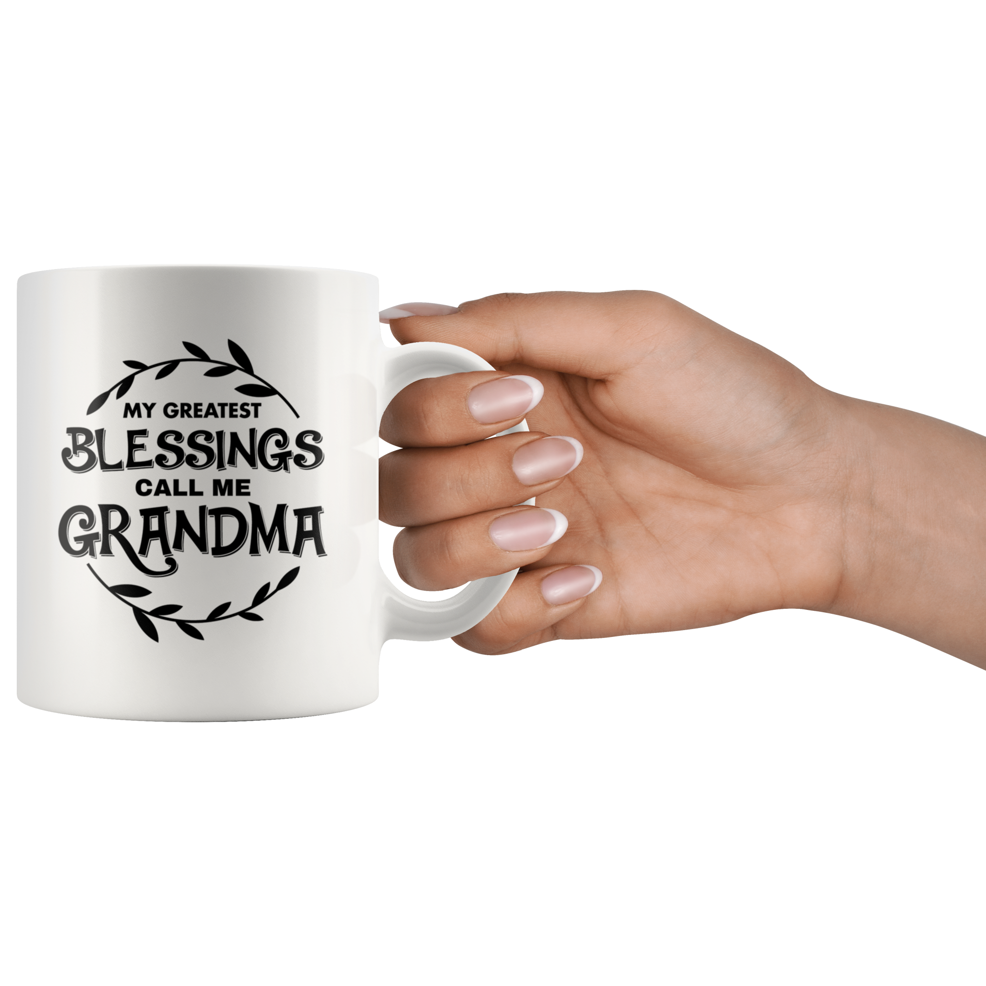 White Mugs - Blessings Grandma