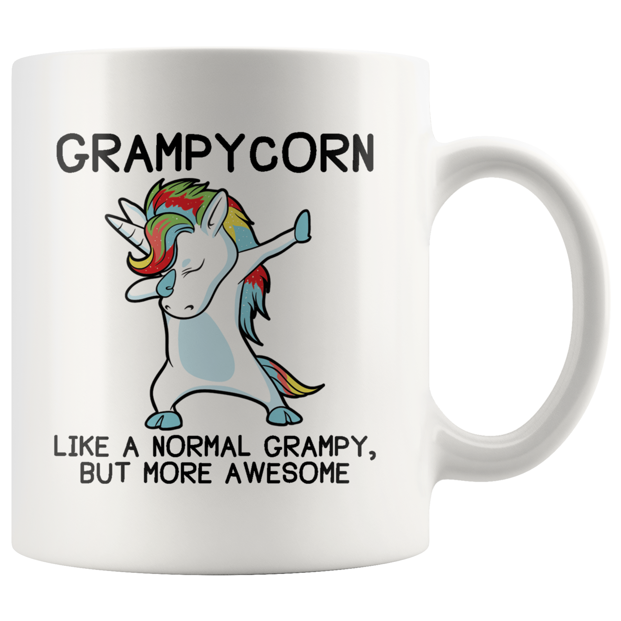 White 11oz Mug - Grampycorn