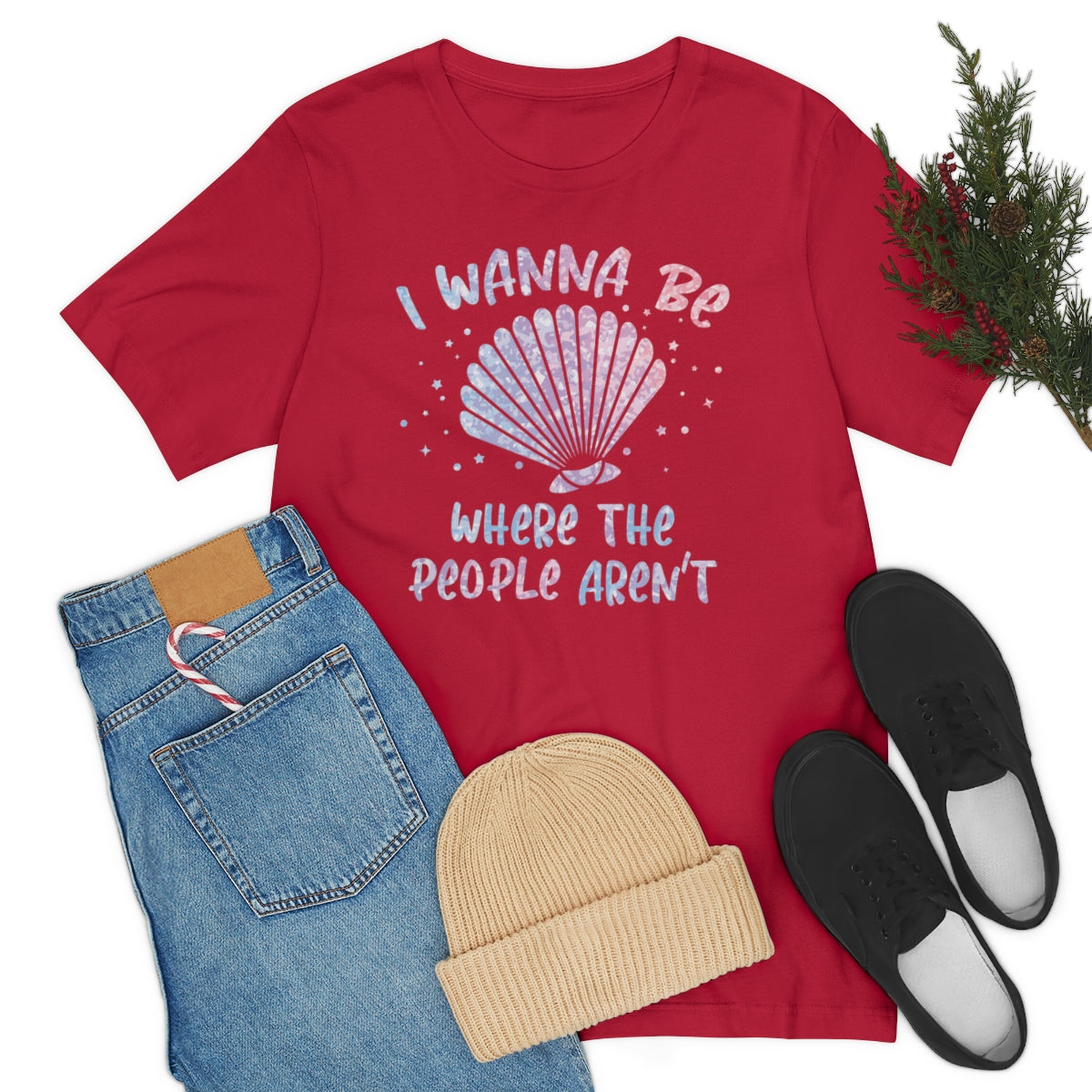 I Wanna Be Where The People Aren't Mermaid TShirtSon UK