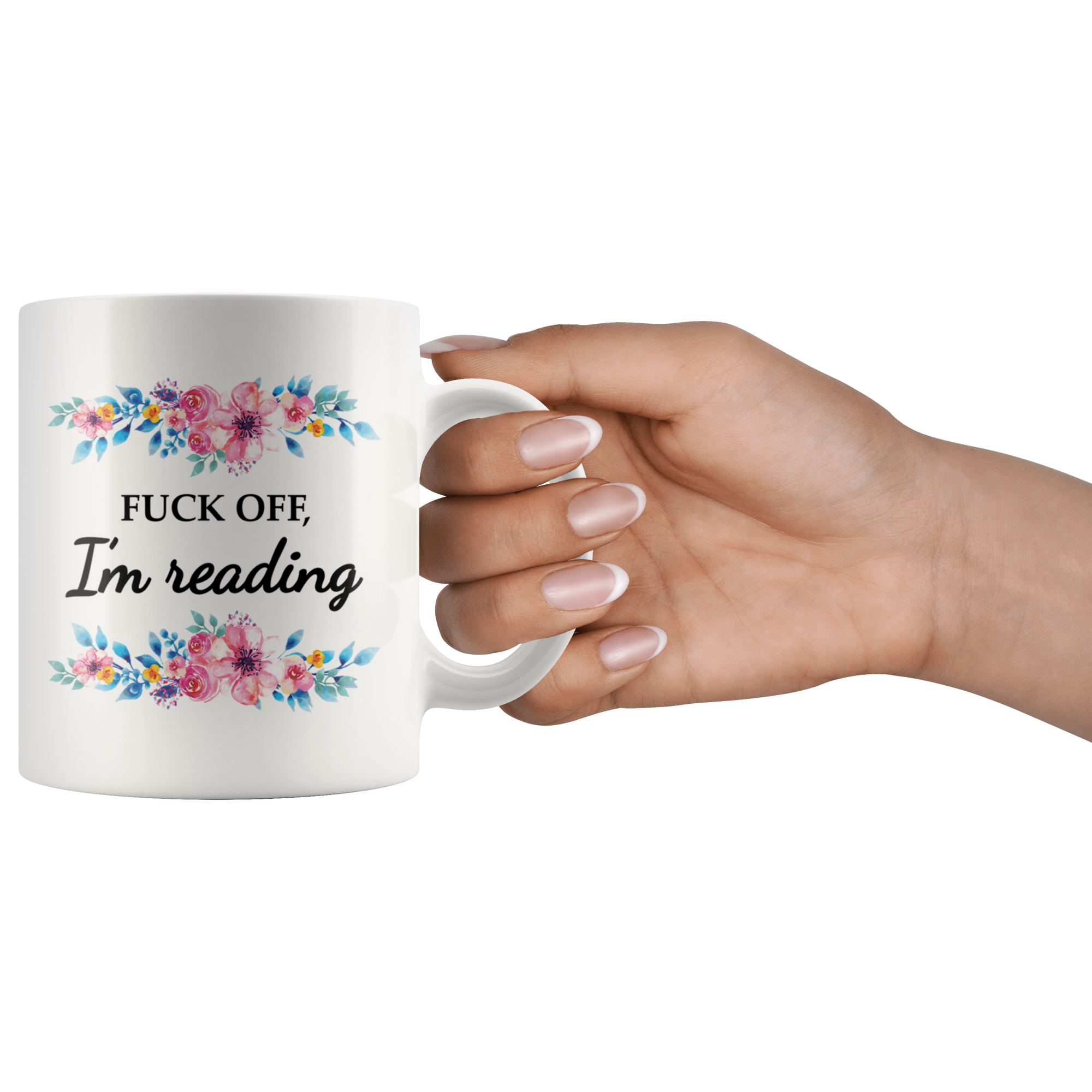 White Mugs - Fuck Off I'm Reading