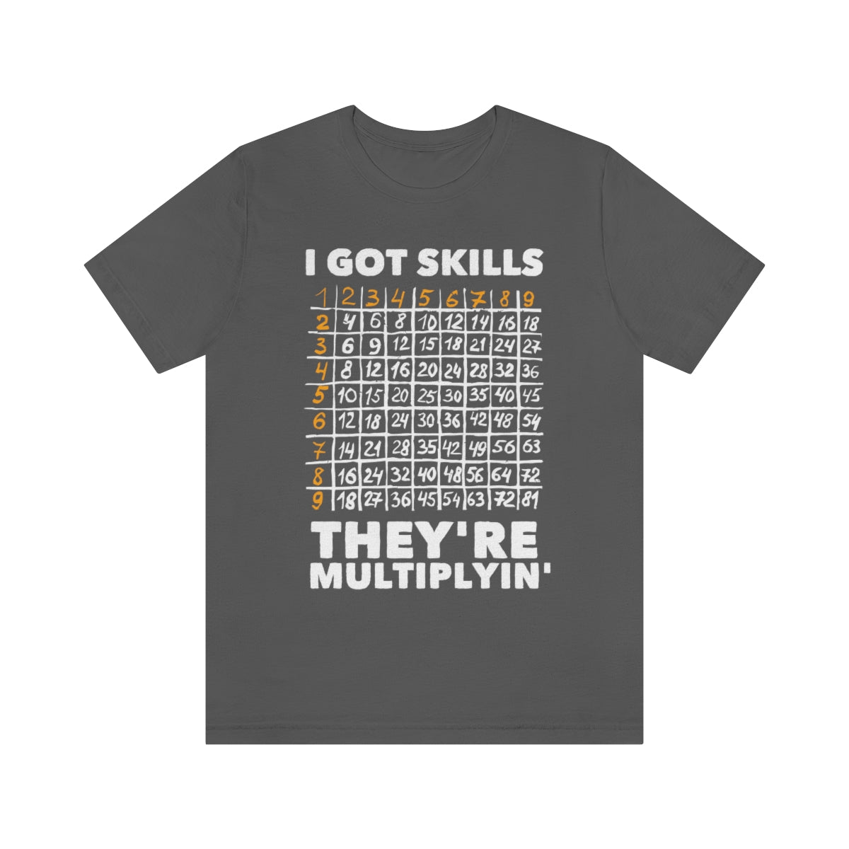 Math Skills Multiplyin TShirtSon UK