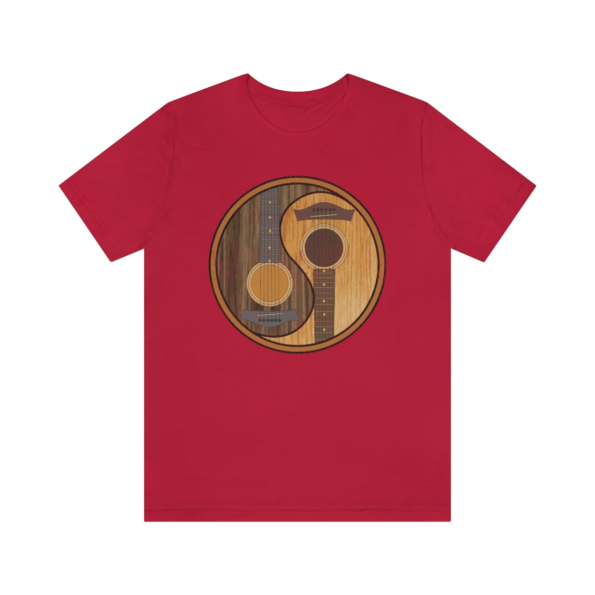 Guitar Yin Yang TShirtSon UK