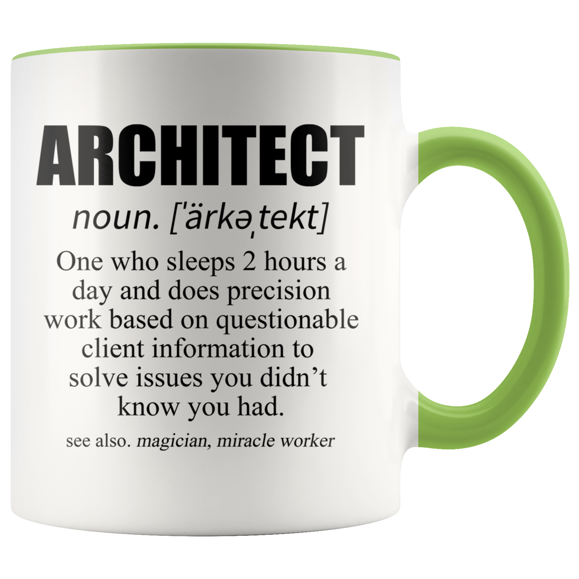 Accent Mug - Architect Definition Mug
