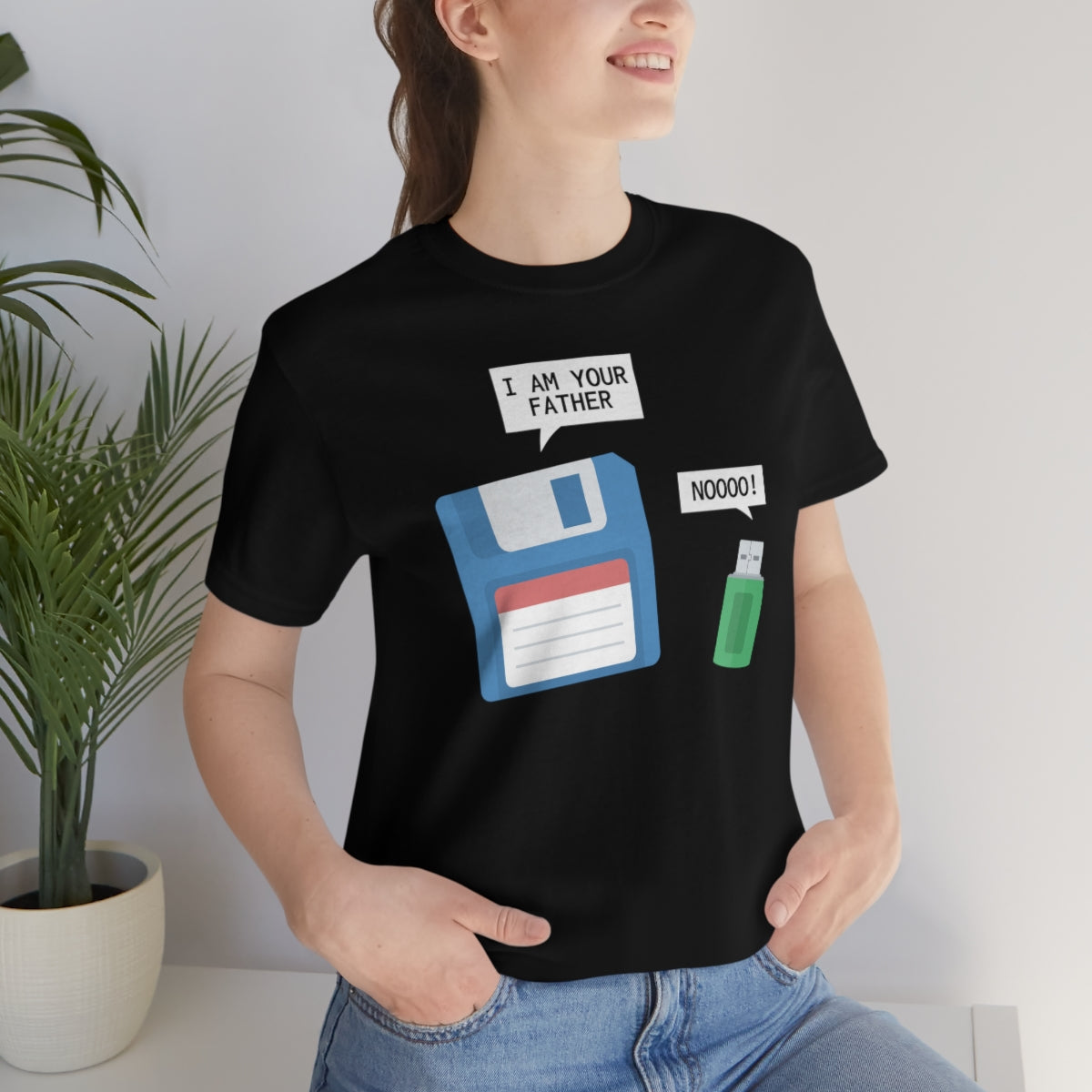Floppy Disk USB Father TShirtSon UK