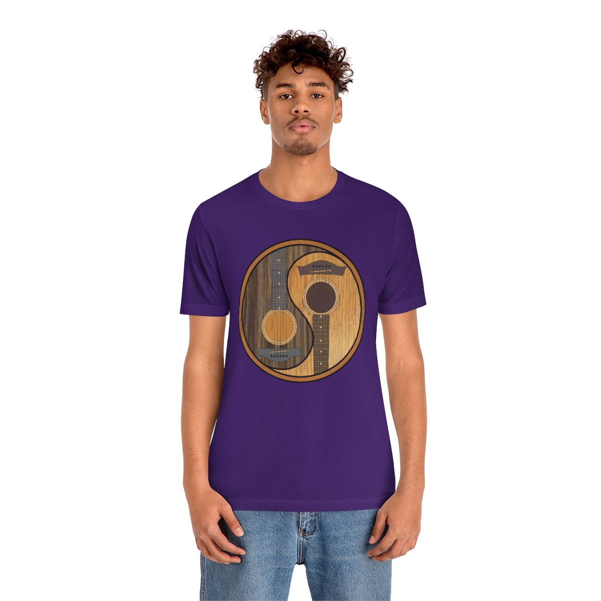 Guitar Yin Yang TShirtSon UK
