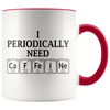 Accent Mug - I Periodically Need Caffeine
