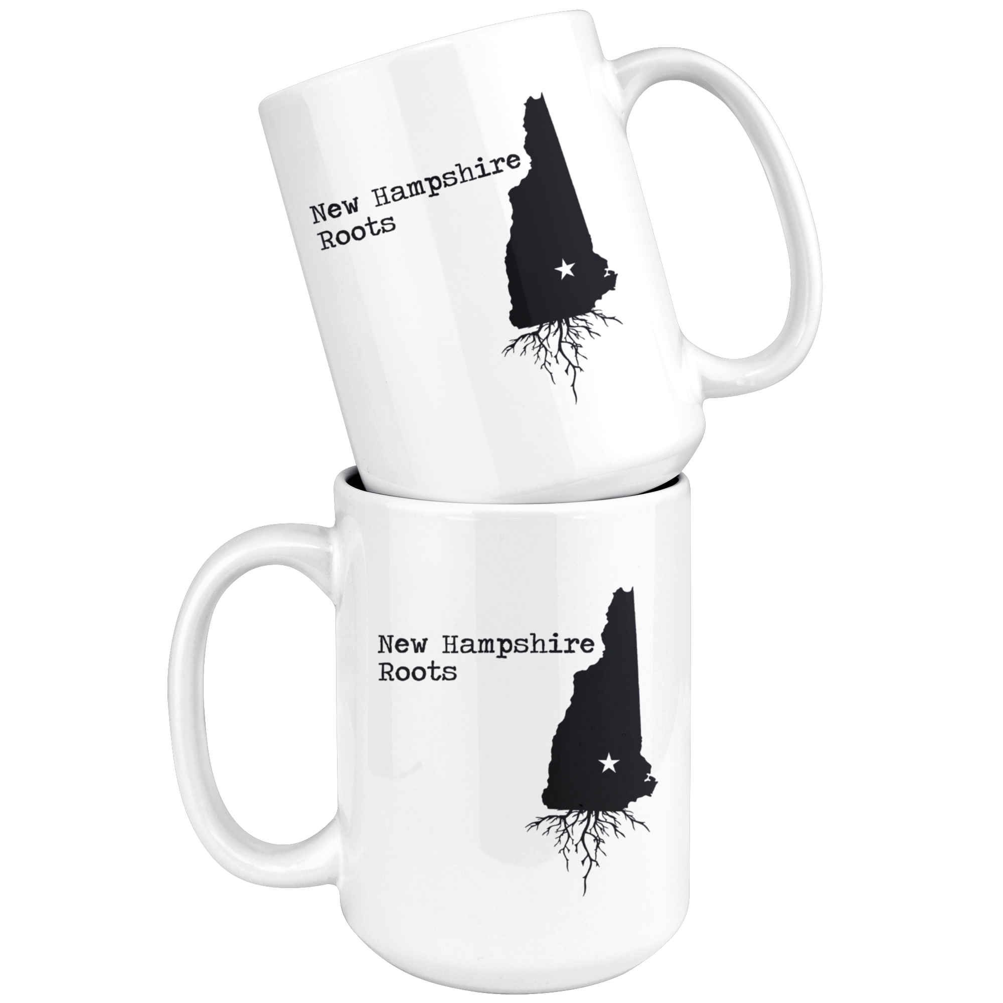 White Mugs - New Hampshire Roots