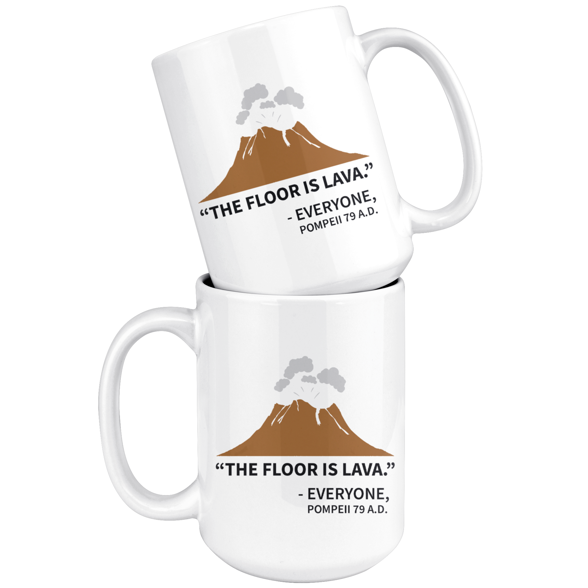 White Mugs - Floor is Lava