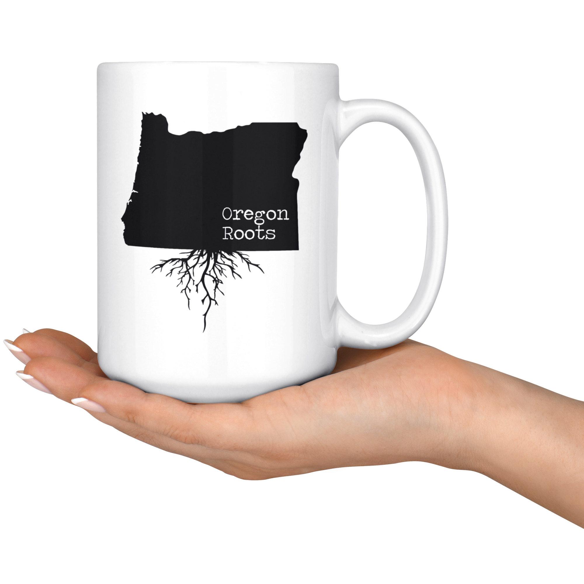 White Mugs - Oregon Roots