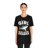 Just a Girl Who Loves Sharks TextileDE Germany