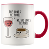 Accent Mug - Wine And Coffee