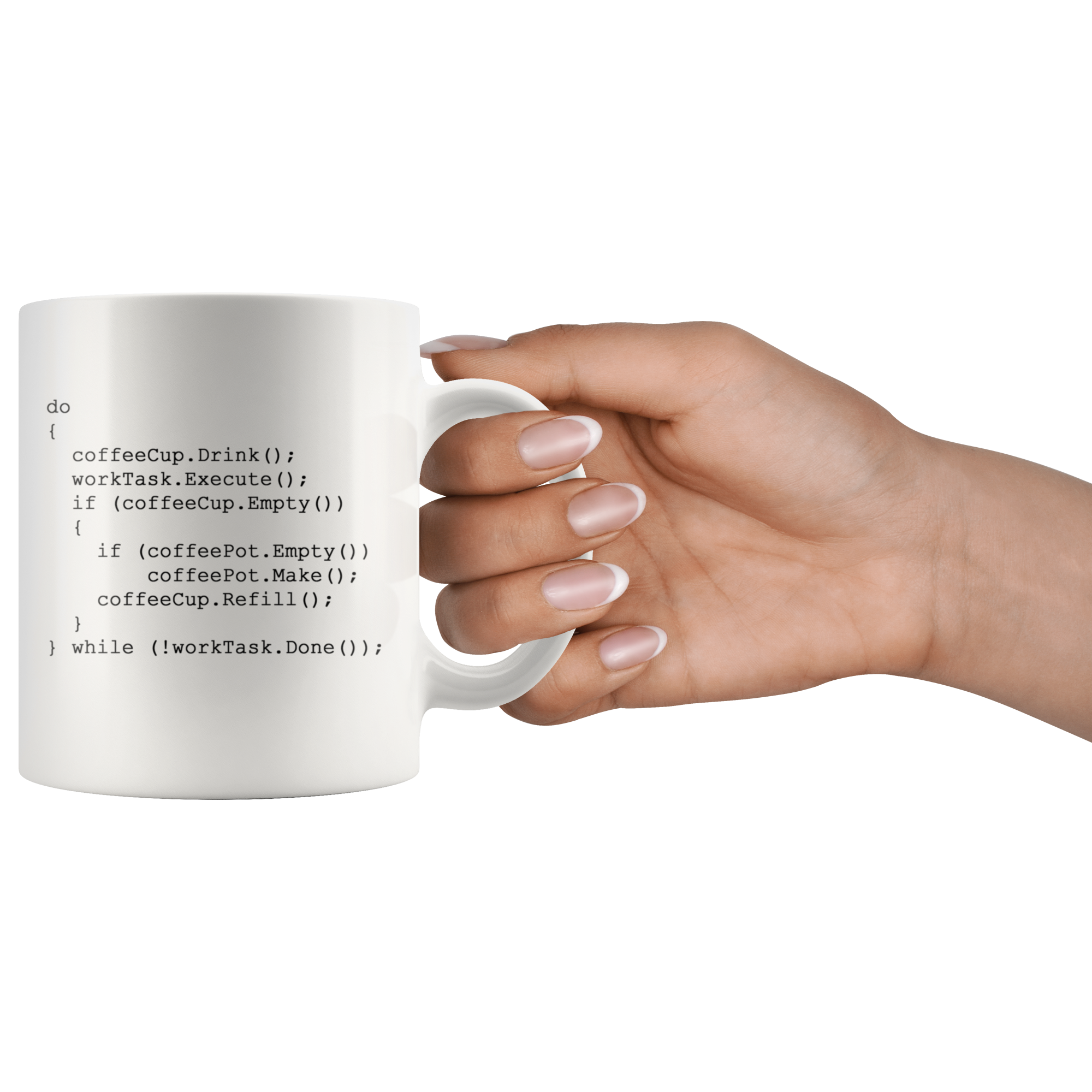 White 11oz Mug - Computer Science Coffee