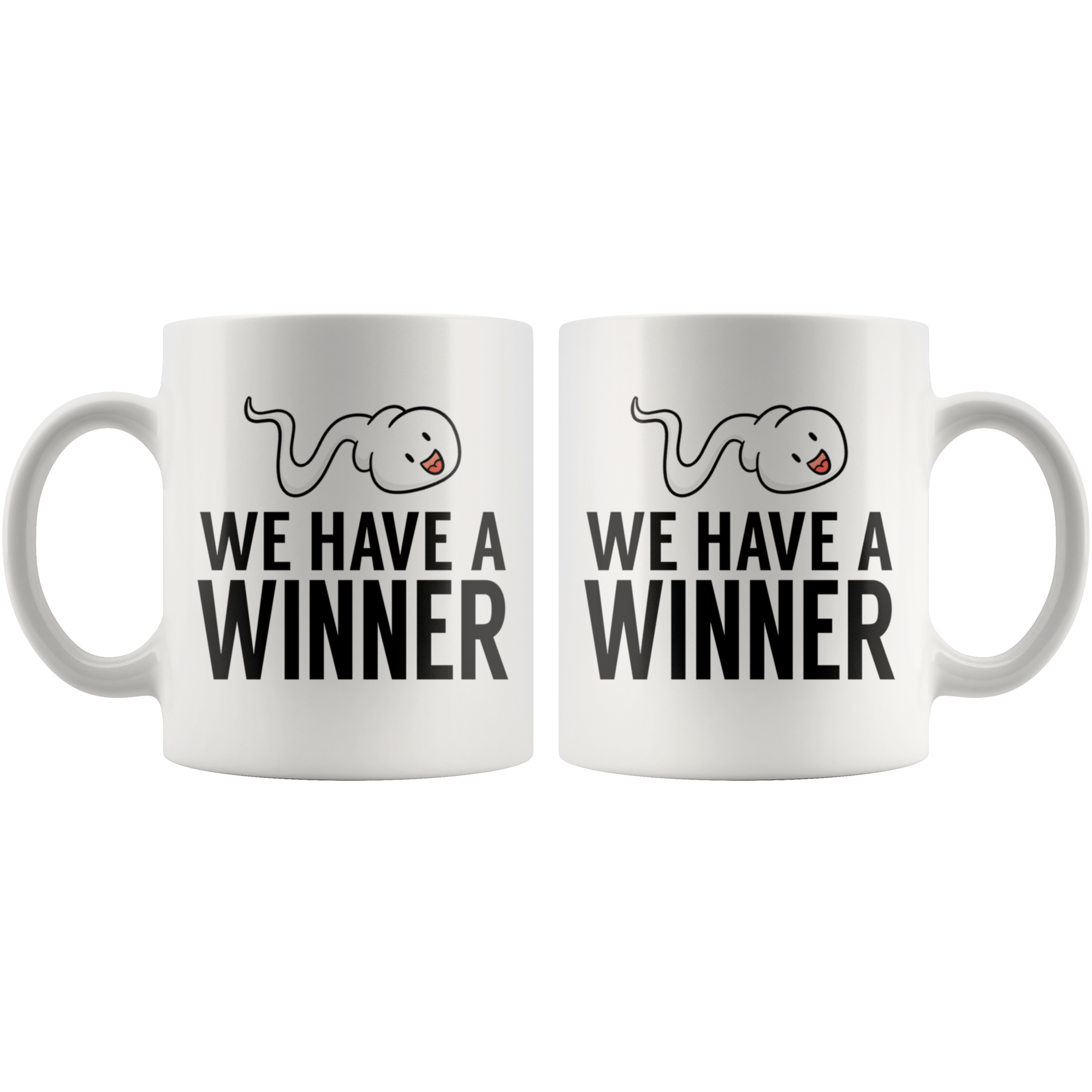 White 11oz Mug - We Have A Winner Pregnancy Announcement