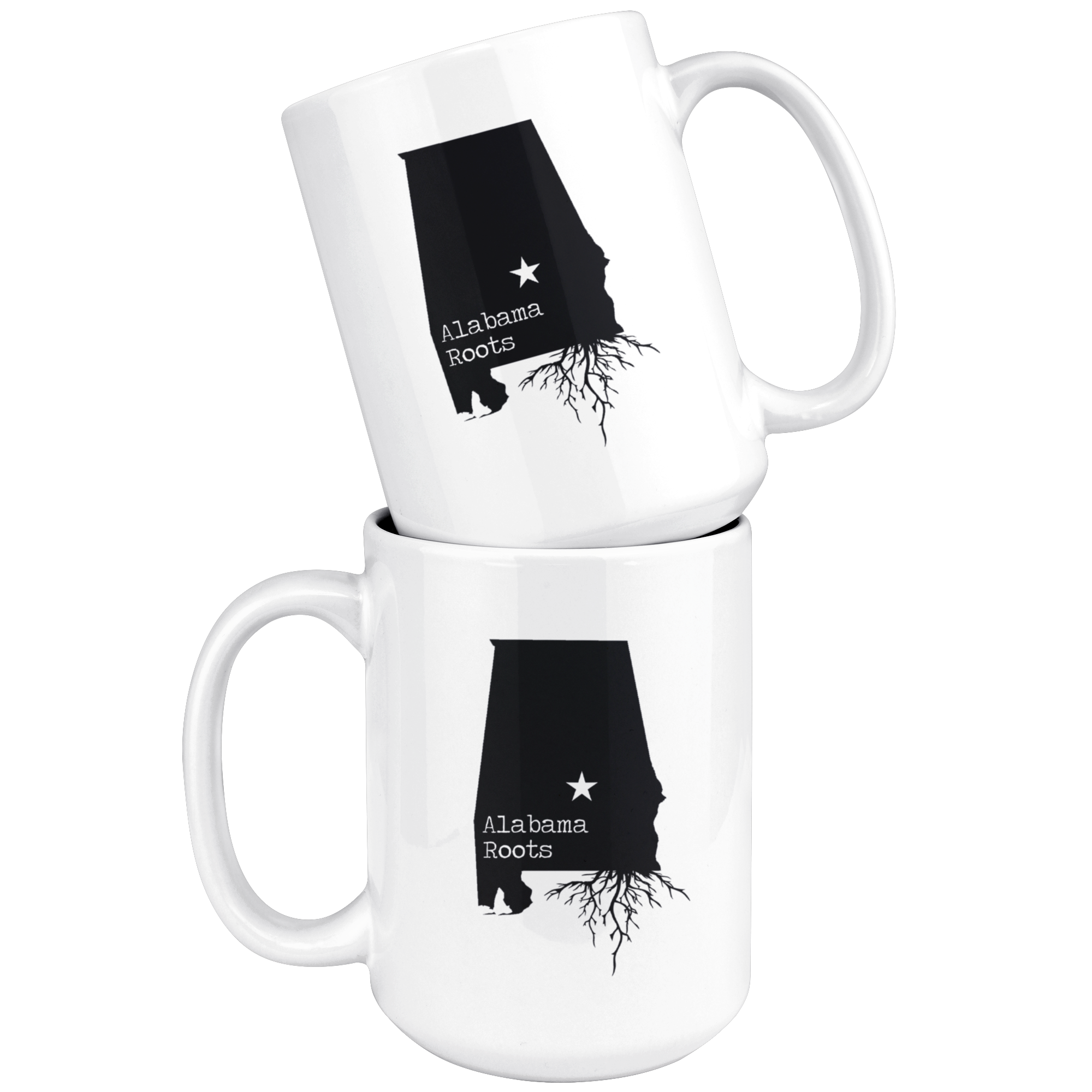White Mugs - Alabama Roots