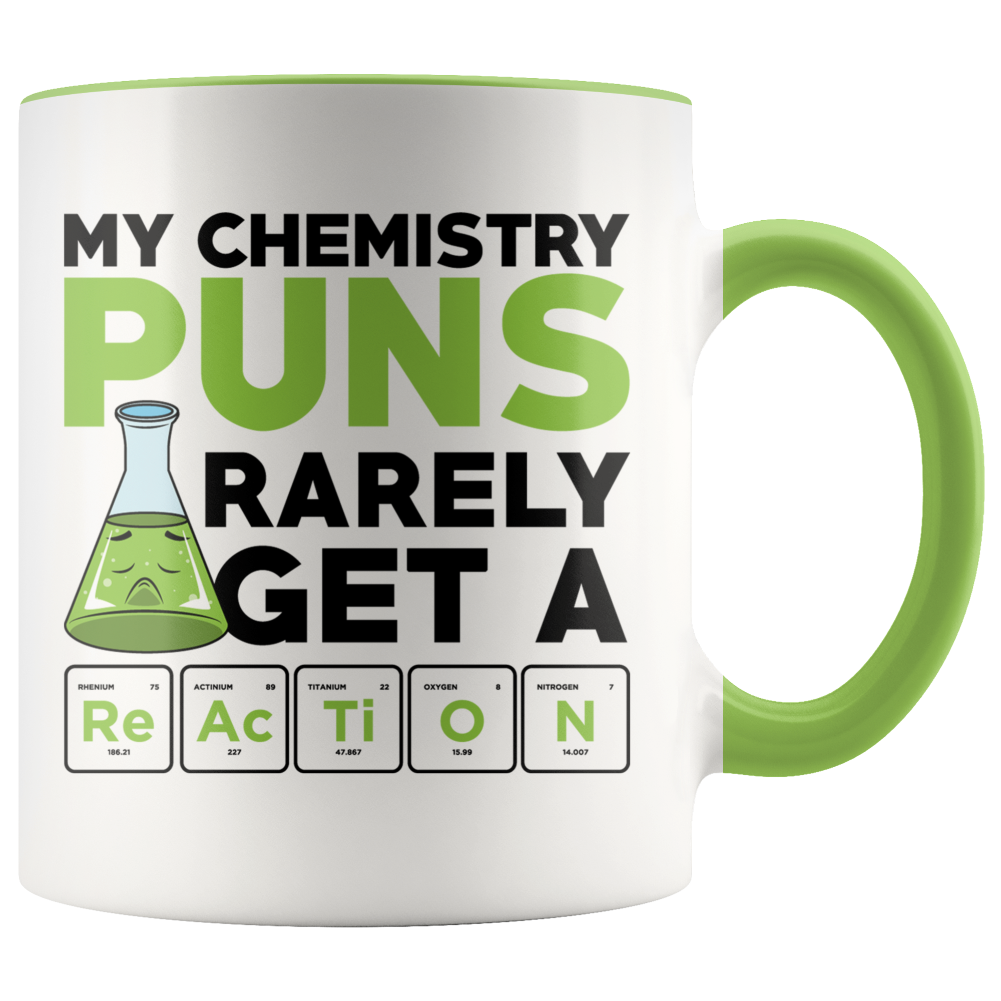 Accent Mug - Chemistry Pun Reaction