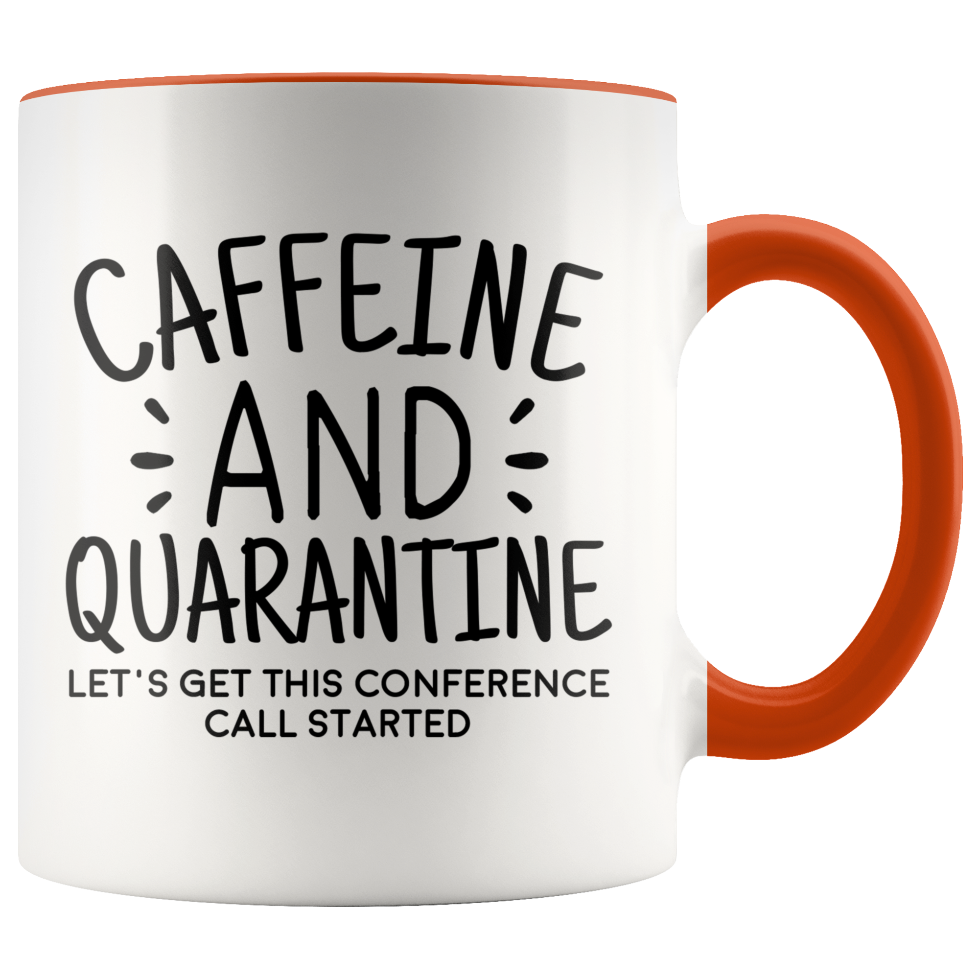 Accent Mug - Caffeine and Quarantine