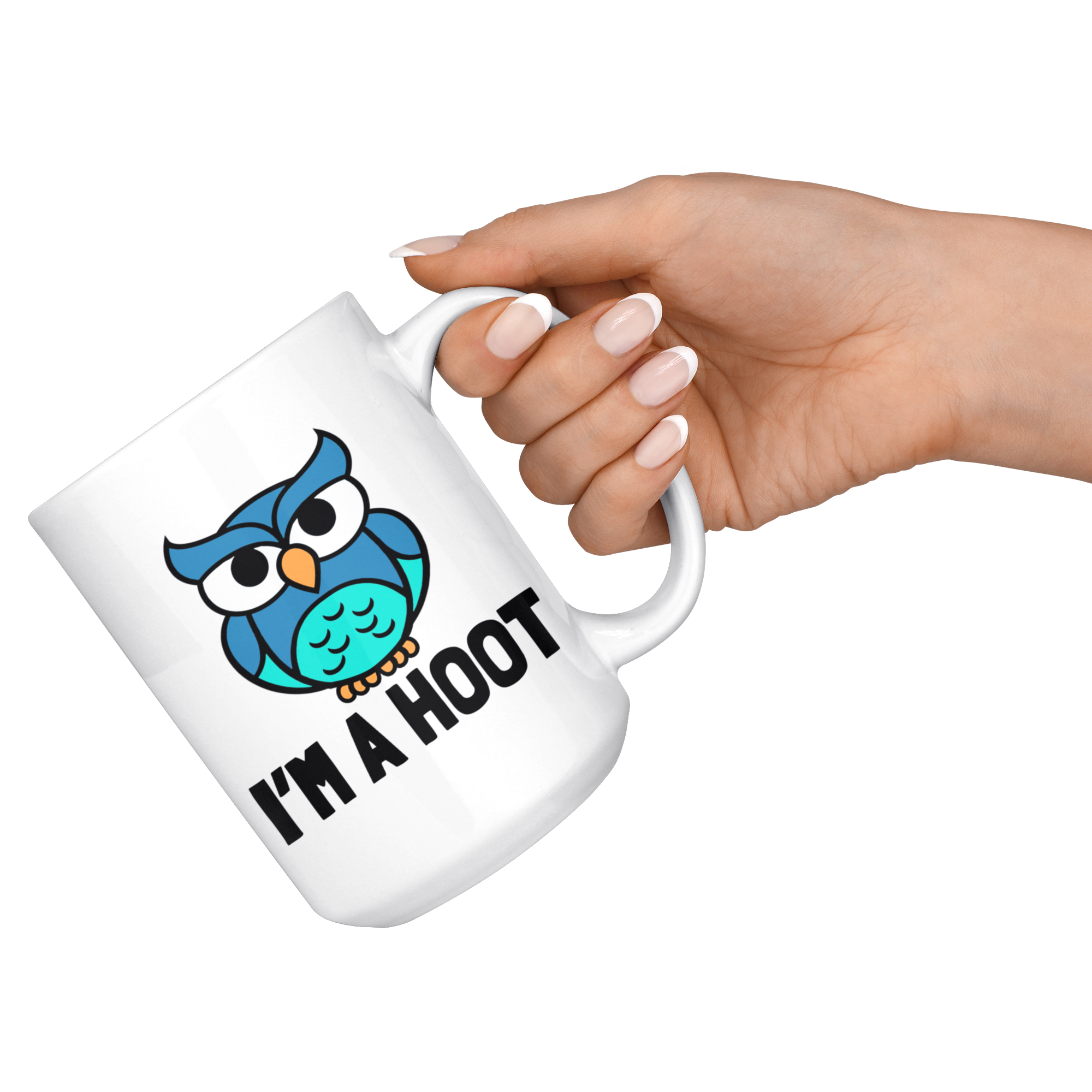 White Mugs - Owl I'm A Hoot
