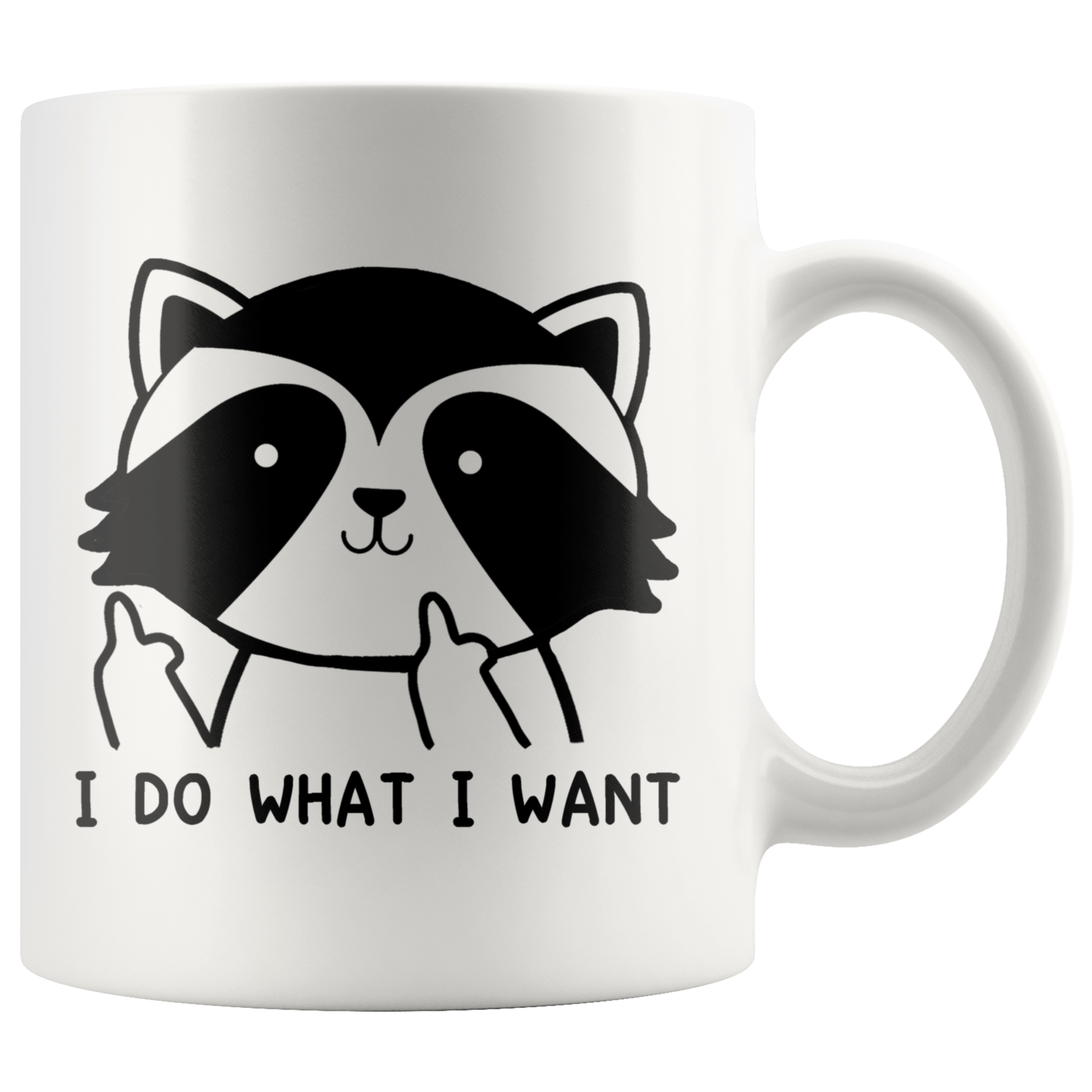 Accent Mug - Raccoon Do What I Want