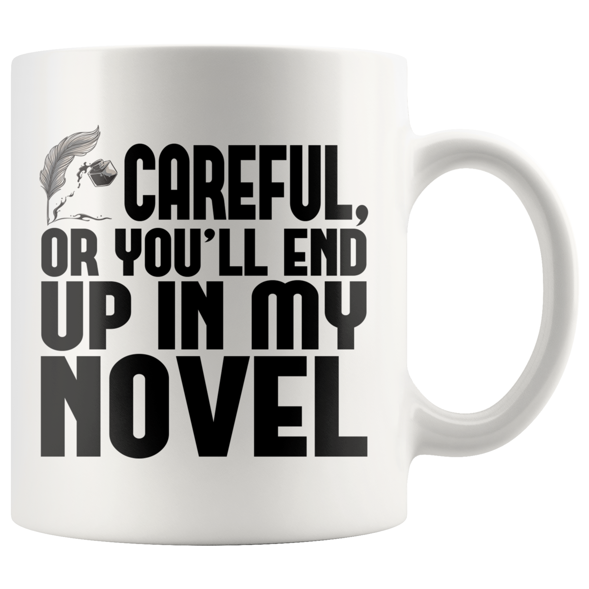 Accent Mug - Careful Author Novel