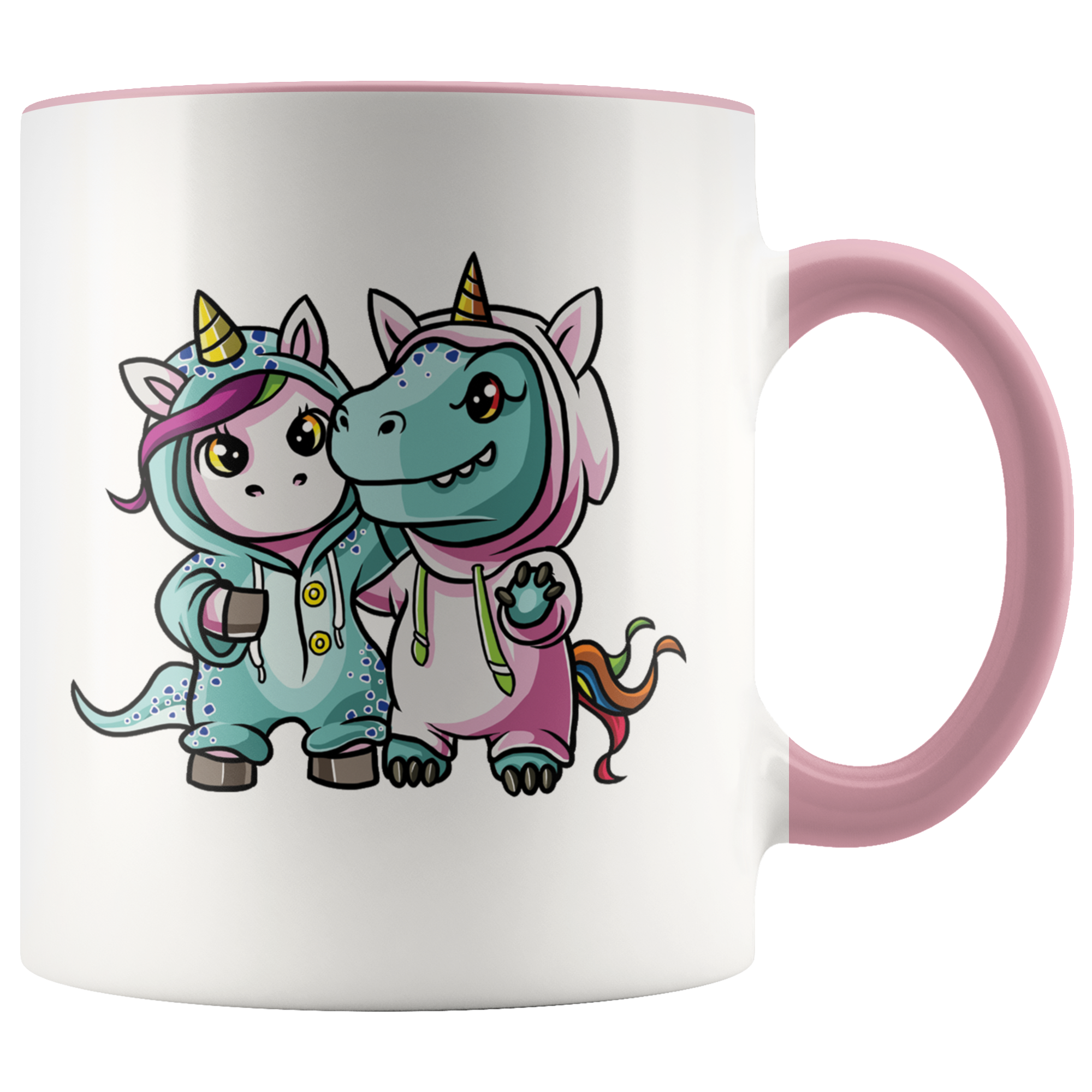 Accent Mug - Unicorn T-Rex Costumes