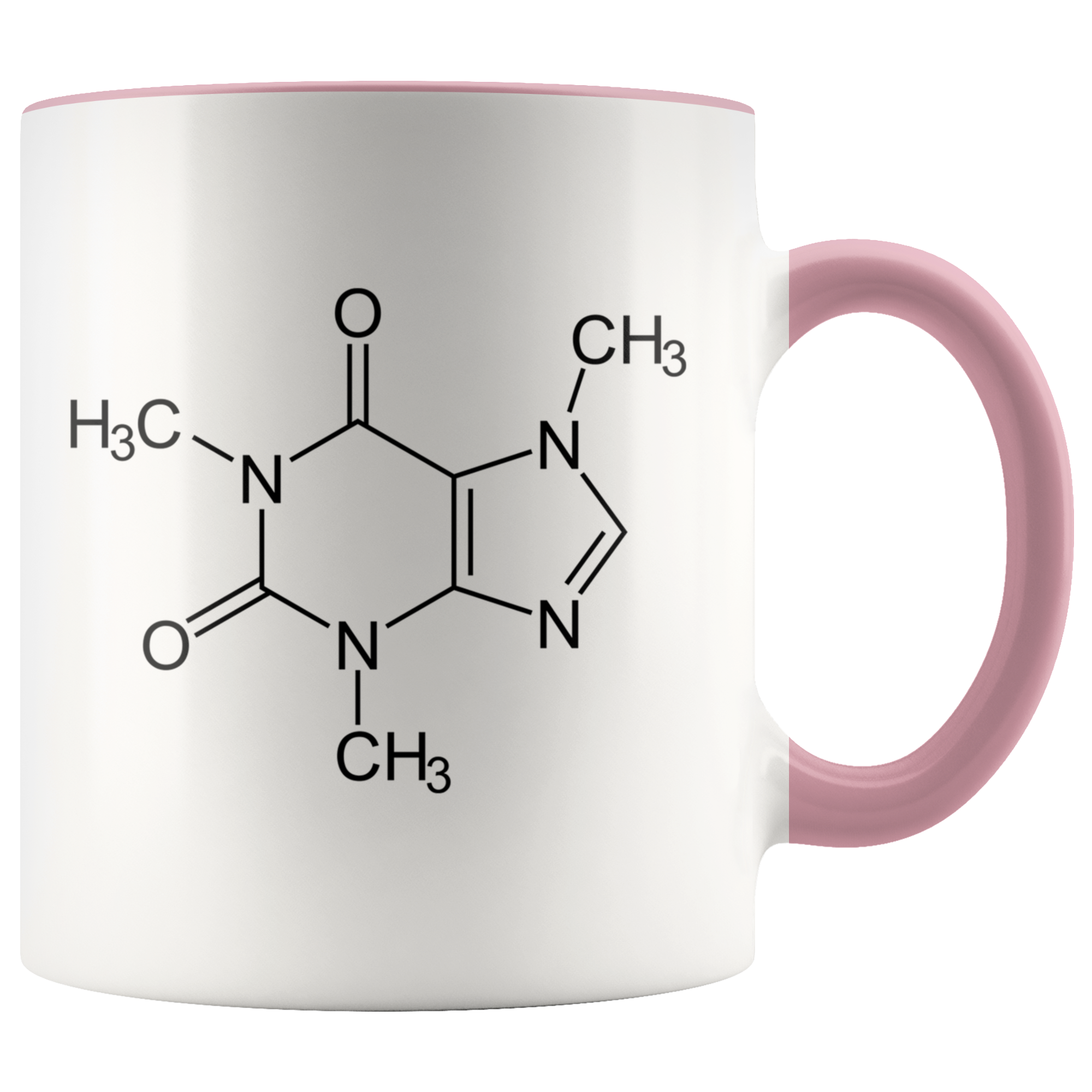 Accent Mug - Caffeine Molecule