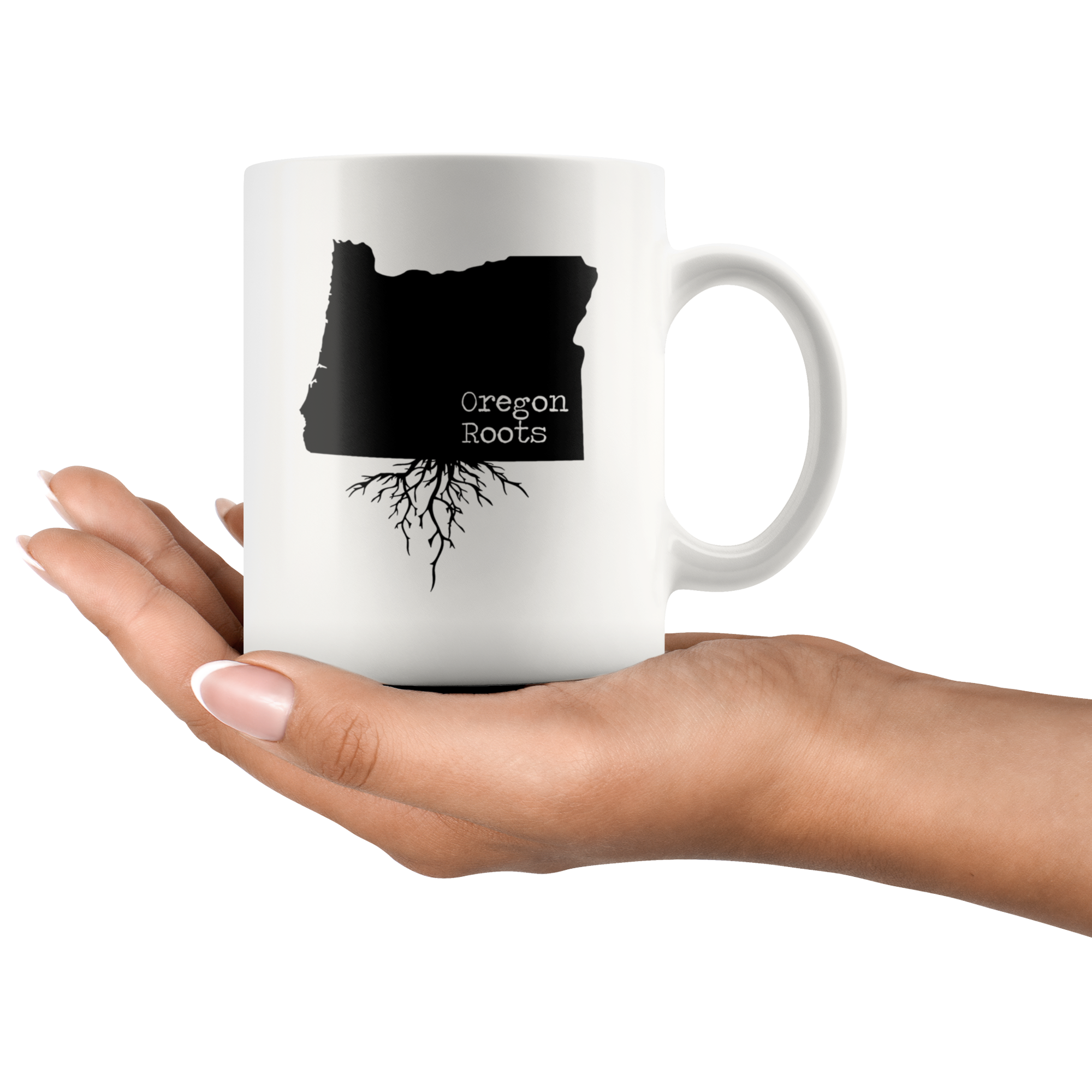 White Mugs - Oregon Roots