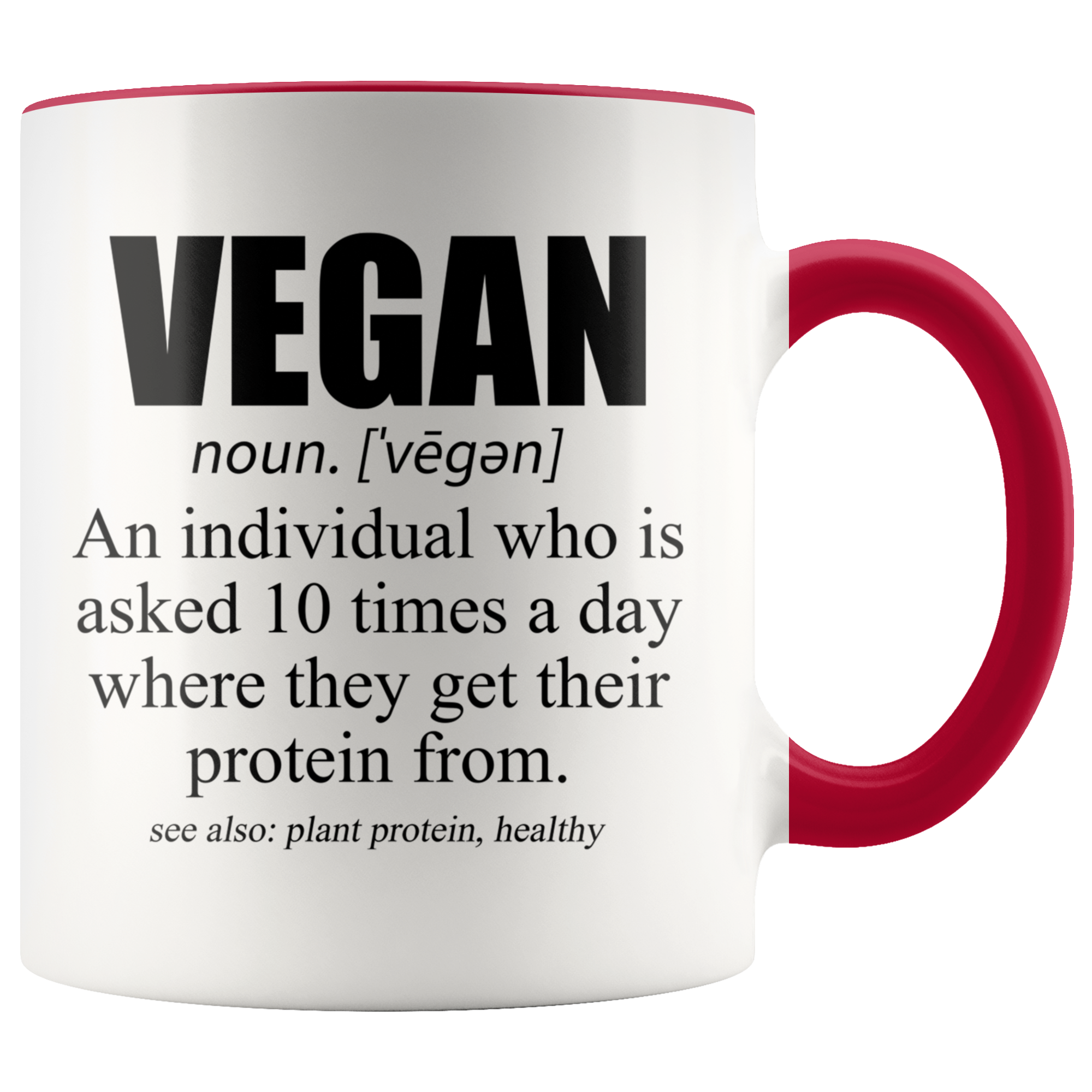 Accent Mug - Vegan Definition