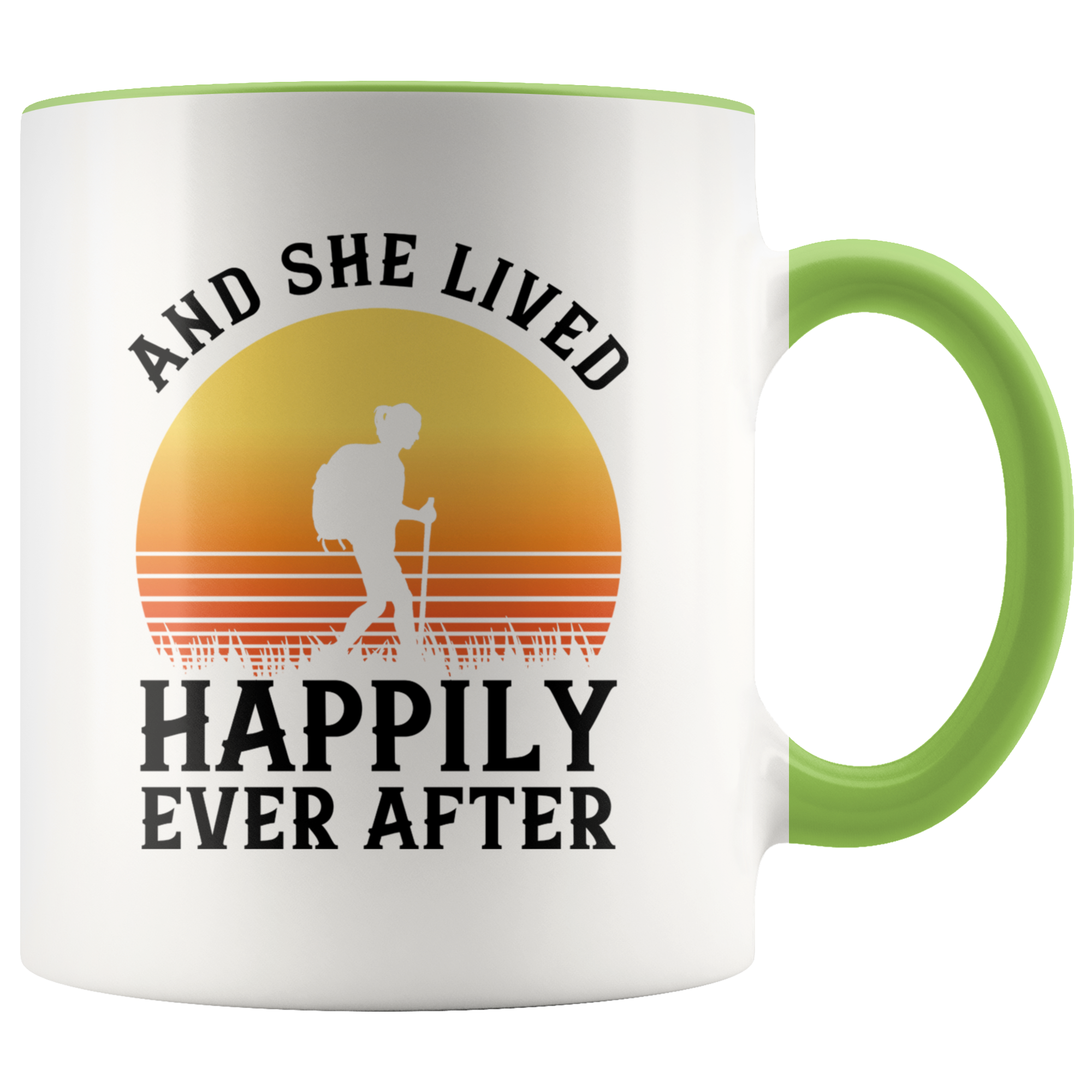 Accent Mug - Hiking Girl Happily Ever After