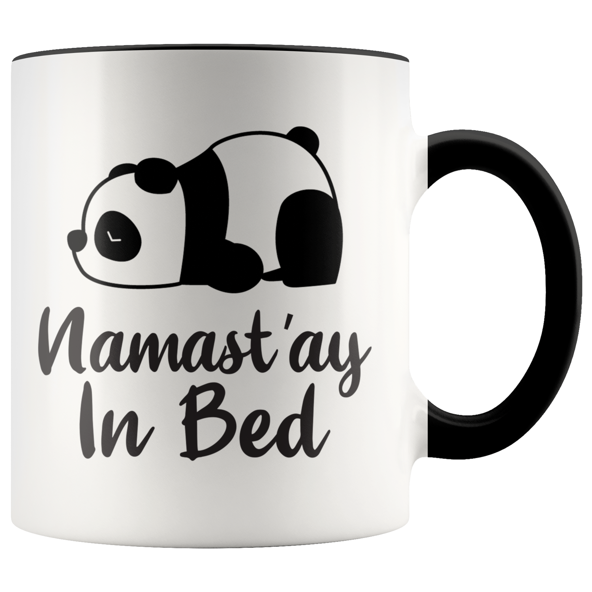 Accent Mug - Namastay In Bed Panda