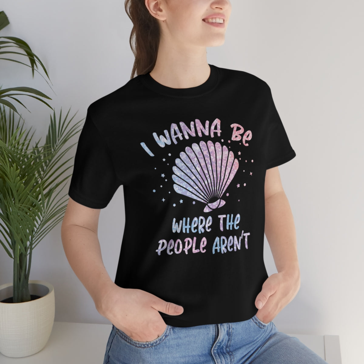 I Wanna Be Where The People Aren't Mermaid TShirtSon UK