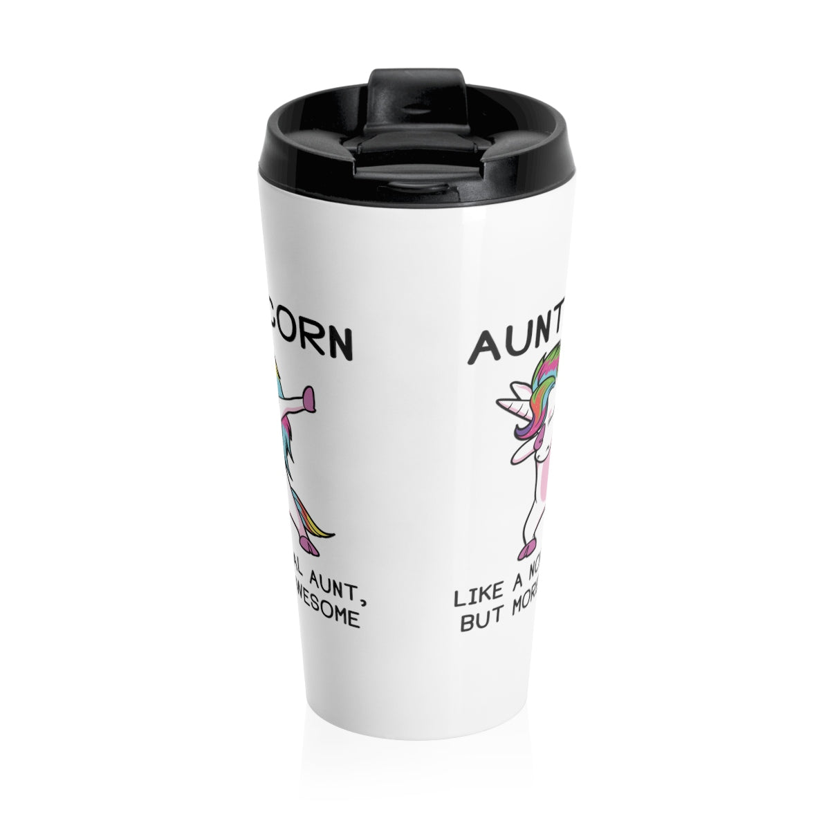 Aunticorn Stainless Steel Travel Mug