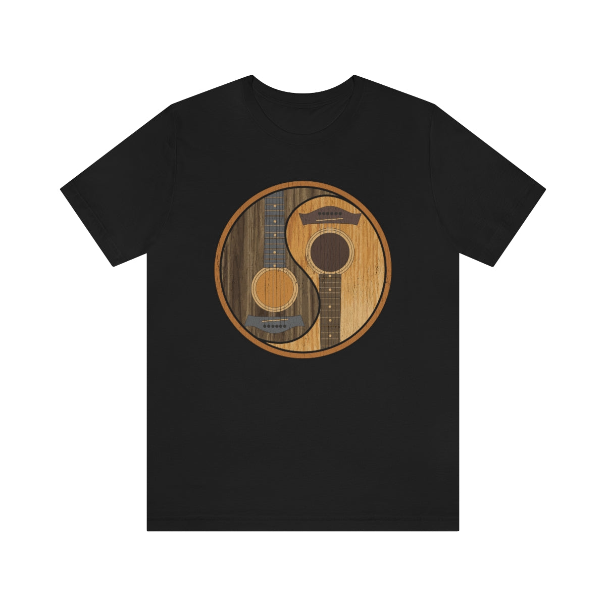 Guitar Yin Yang TShirtSon UK