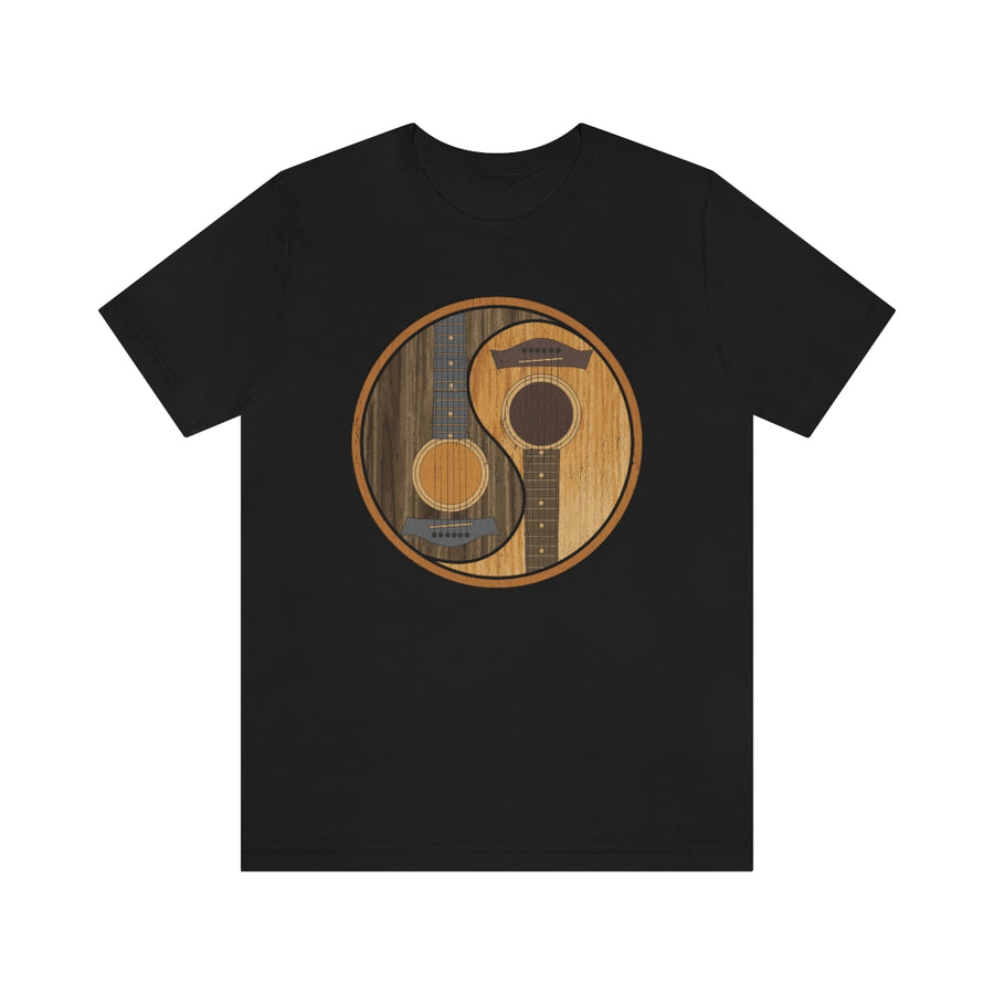 Guitar Yin Yang TShirtSon UK