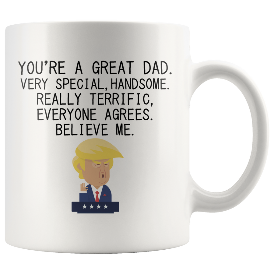 White 11oz Mug - Trump Dad