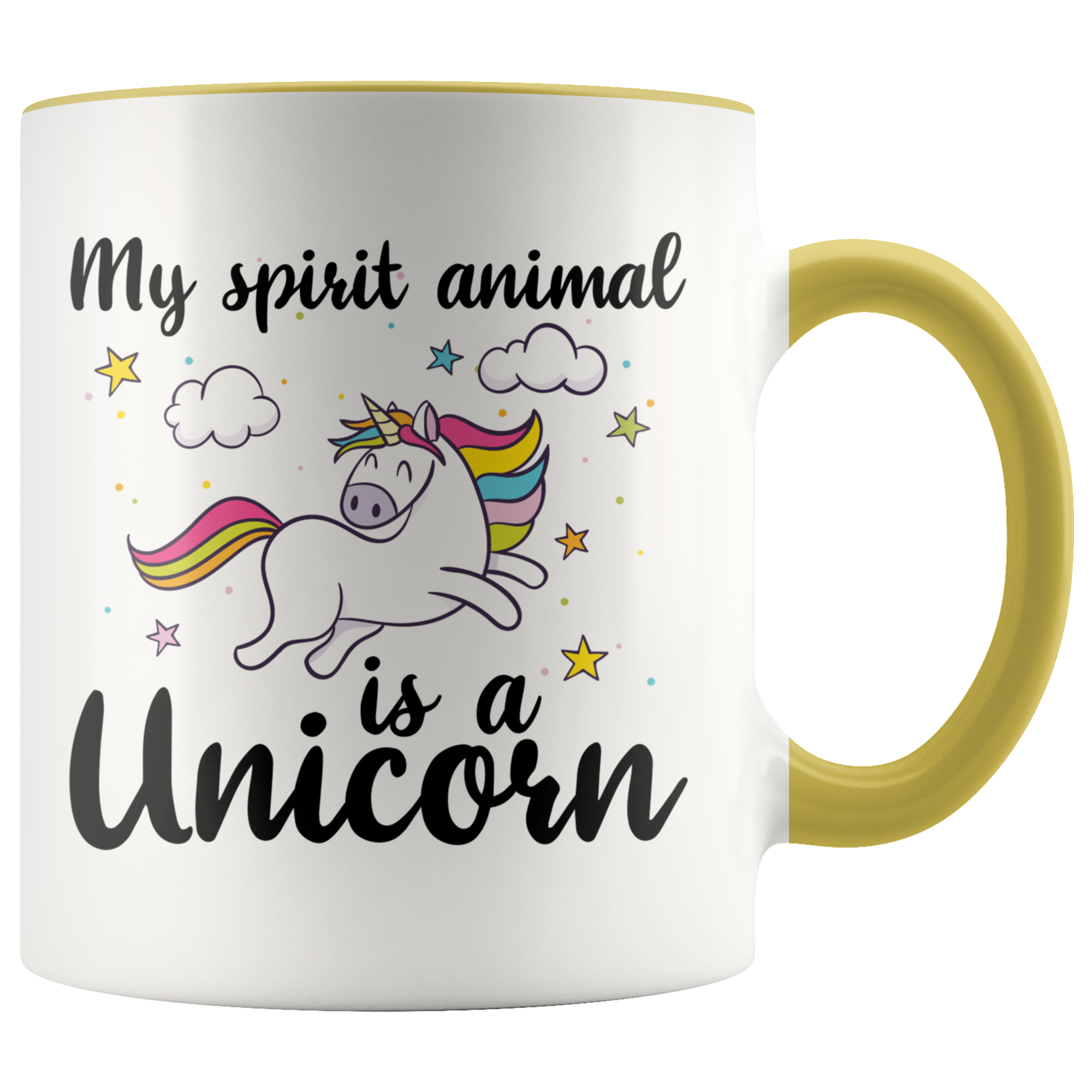 Accent Mug - Spirit Animal is A Unicorn