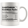 White 11oz Mug - Sagittarius Nutrition Facts