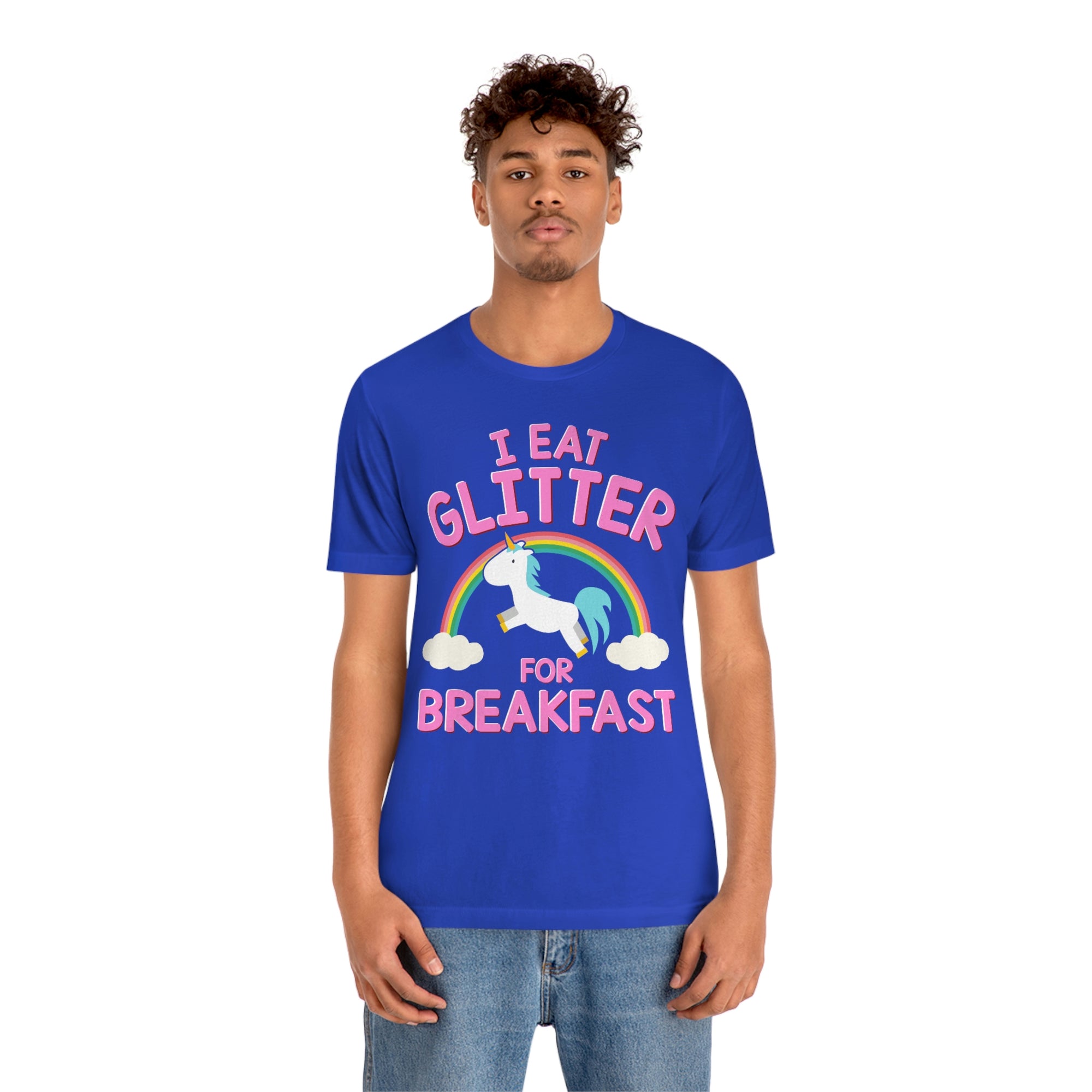 Unicorn Eat Glitter Breakfast TShirtSon UK