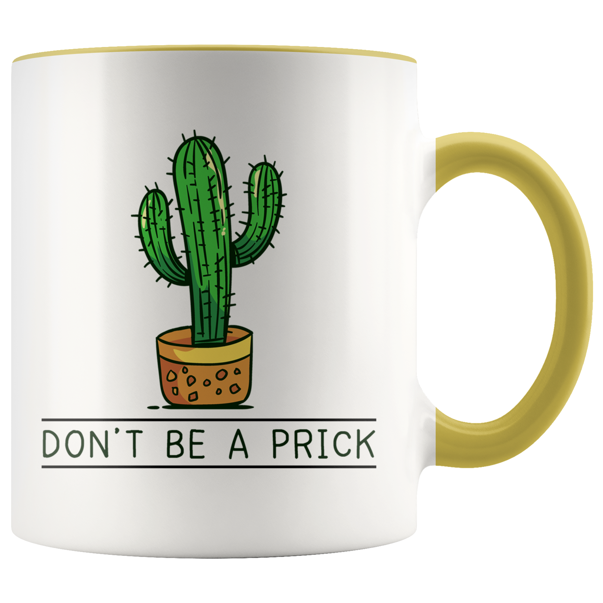 Accent Mug - Cactus Don't Be A Prick