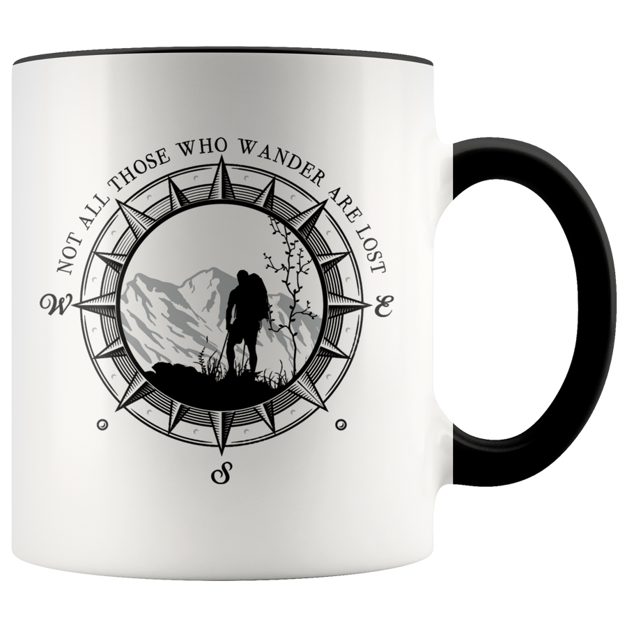 Accent Mug - Not All Who Wander Are Lost