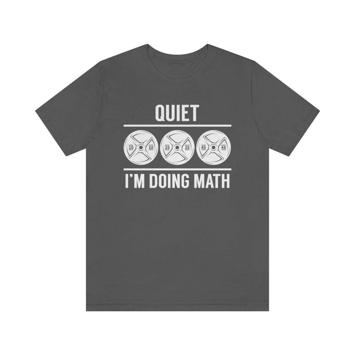 Doing Math Weights TShirtSon UK