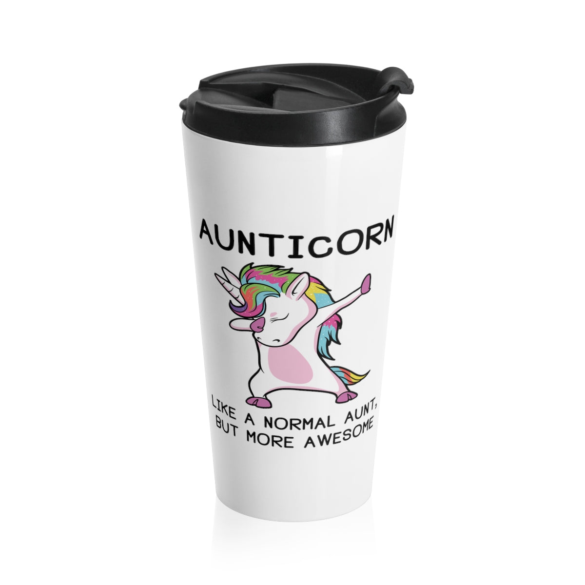 Aunticorn Stainless Steel Travel Mug