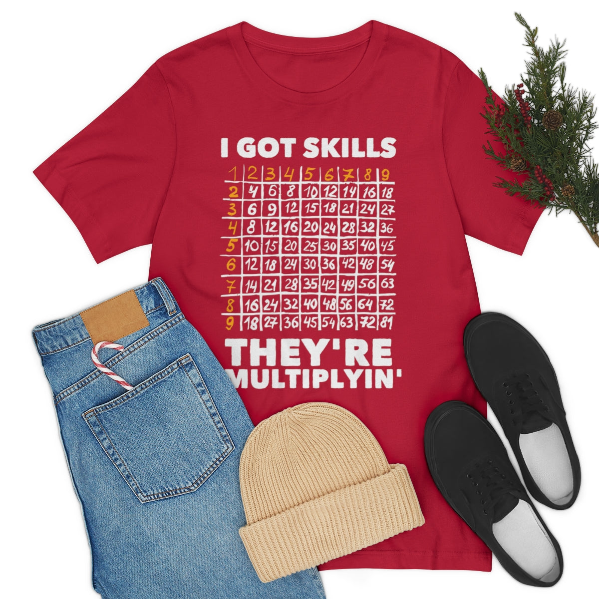 Math Skills Multiplyin TShirtSon UK