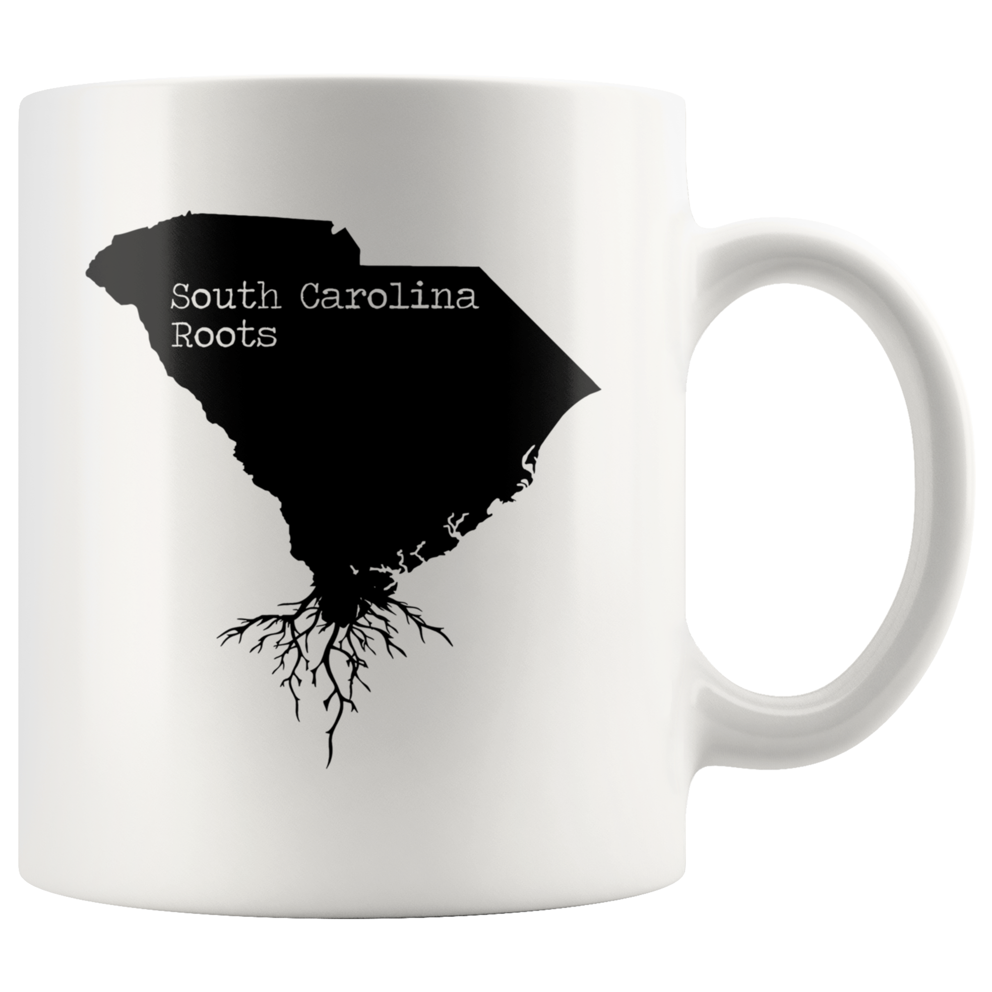 White Mugs - South Carolina Roots