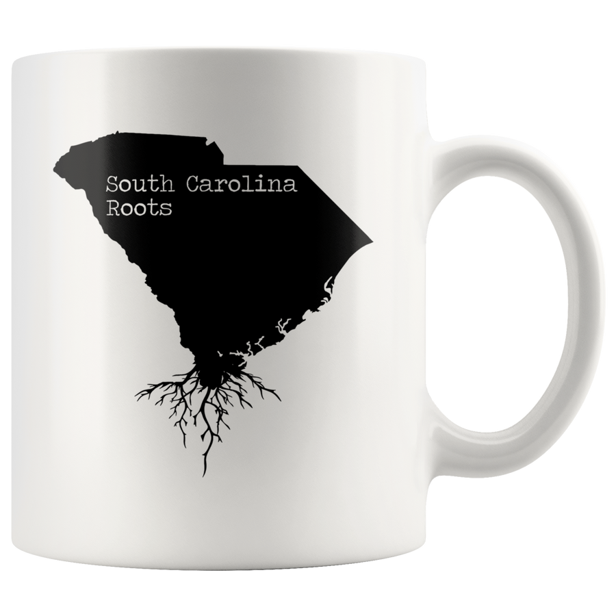 White Mugs - South Carolina Roots