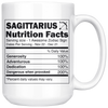 White 15oz Mug - Sagittarius Nutrition Facts